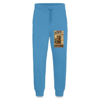 Der geprüfte Grillmeister, die Kohle glüht - Jogginghose - made by SPREAD -  Sol Blue - Vorne