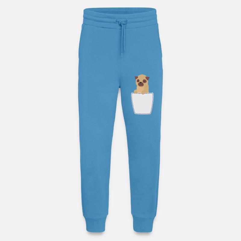Brusttasche in Brusttasche - Jogginghose - made by SPREAD - Sol Blue