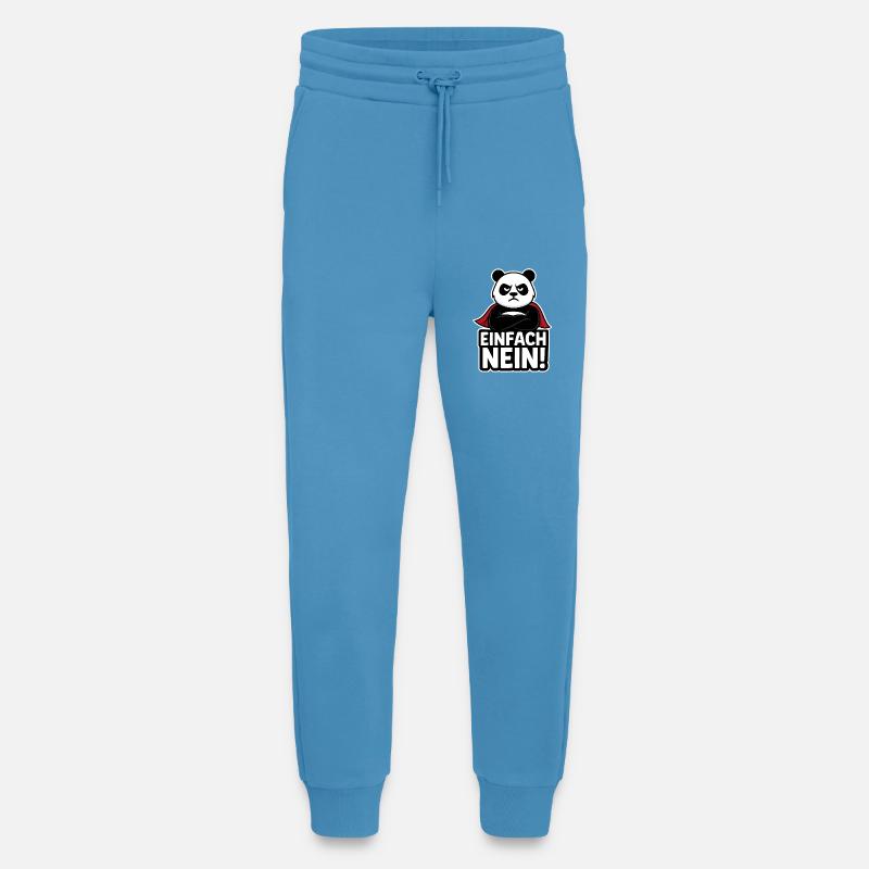 Panda Superheld: Einfach Nein - Jogginghose - made by SPREAD -  Sol Blue