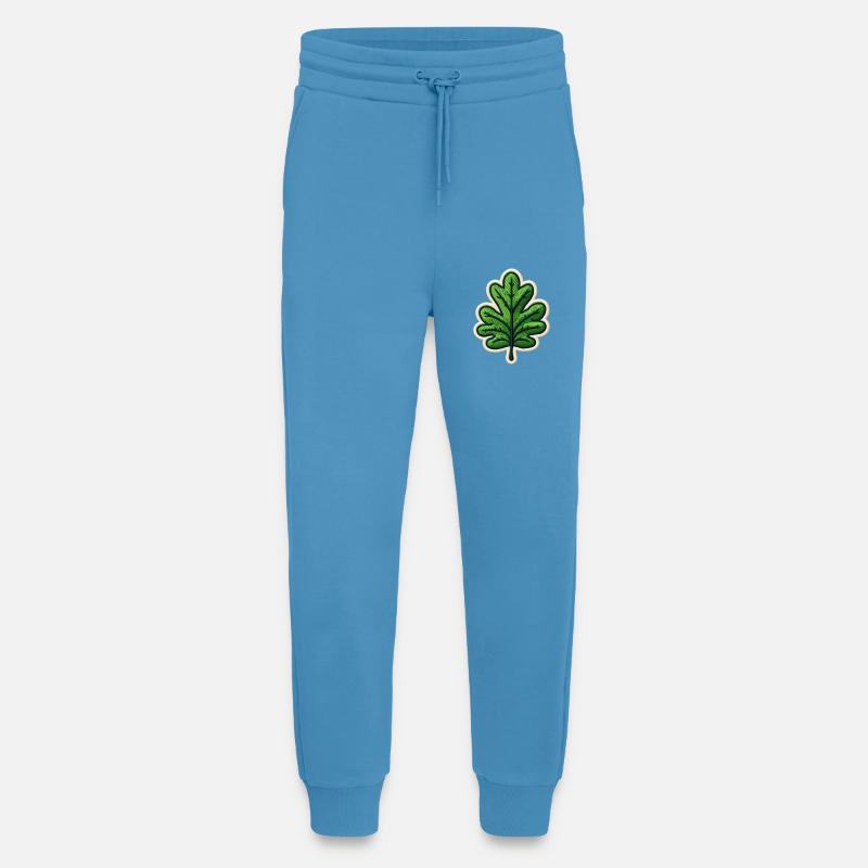 Grünes Blatt Patch - Jogginghose - made by SPREAD -  Sol Blue