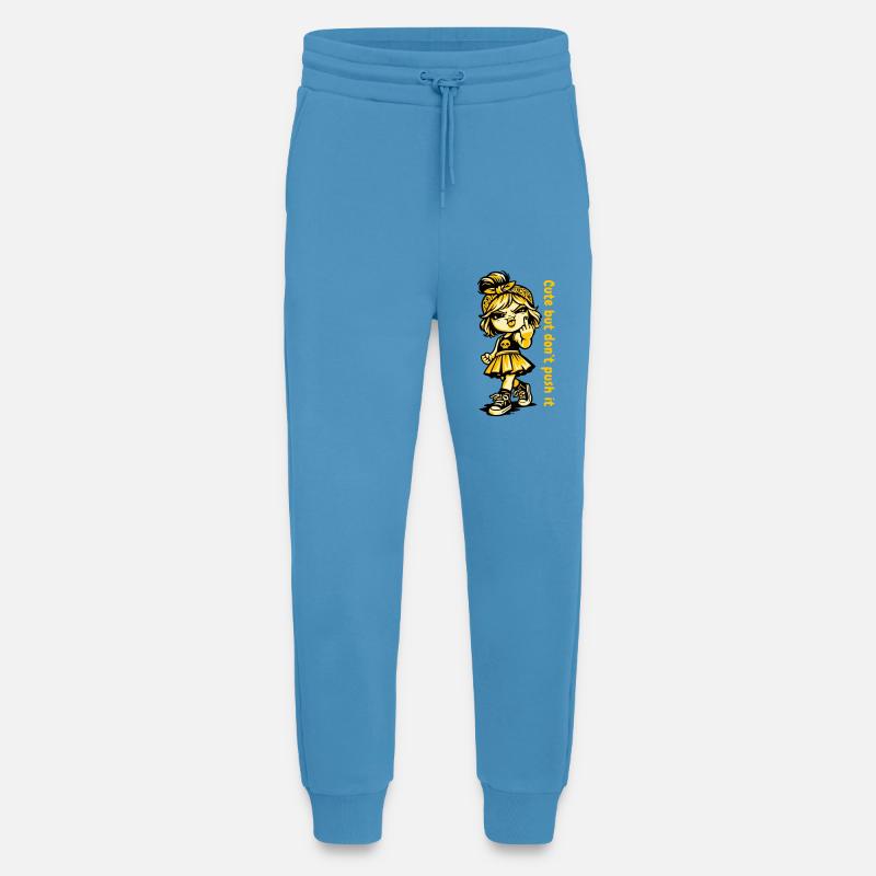 Cute but don`t push it. - Jogginghose - made by SPREAD -  Sol Blue