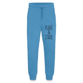 Plage et stade - Pantalon de jogging bio décontracté fabriqué en UE -  Sol Blue - Devant