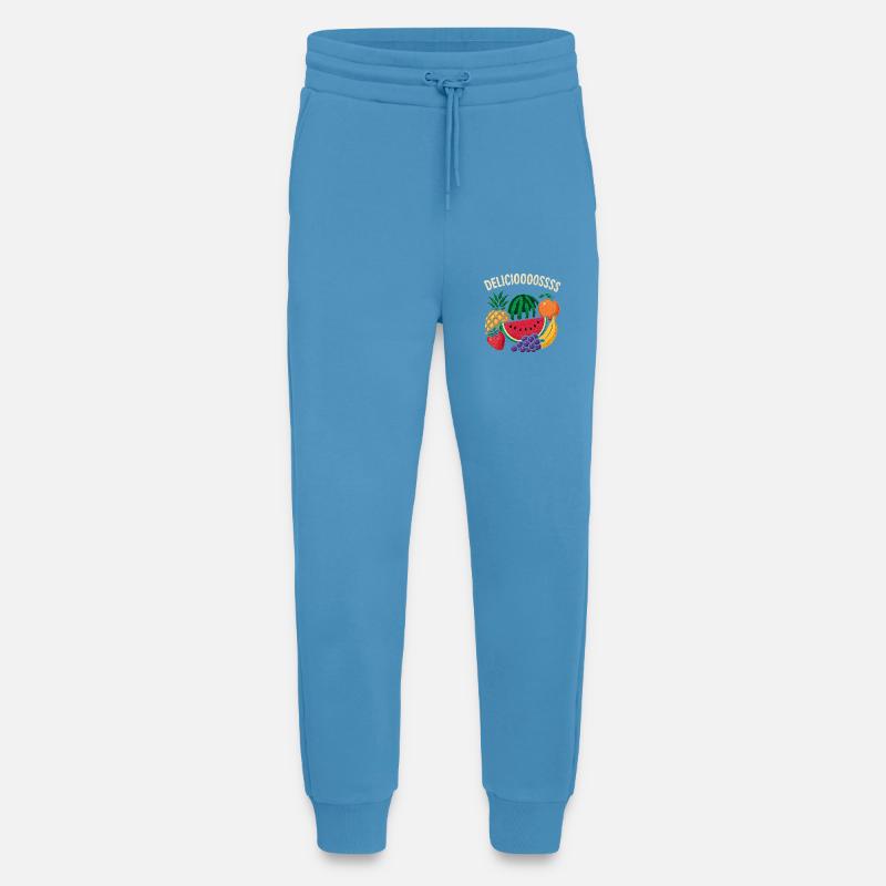 Cheerful Tropical Fruit Splatter - Jogging Pants - made by SPREAD  -  Sol Blue