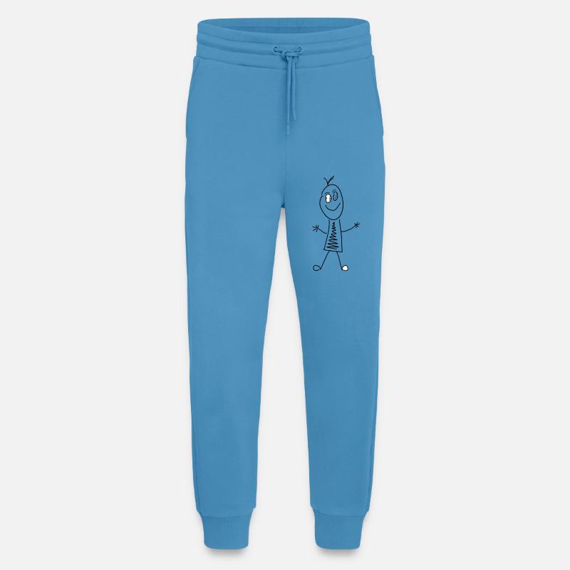 Strich Figur - Jogginghose - made by SPREAD -  Sol Blue