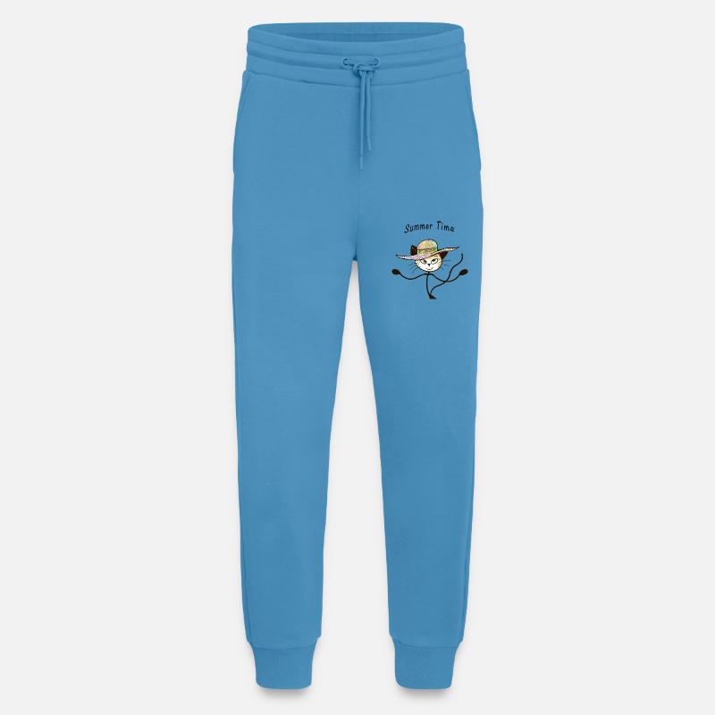 Frohes Le Chat SUMMER TIME - Jogginghose - made by SPREAD -  Sol Blue