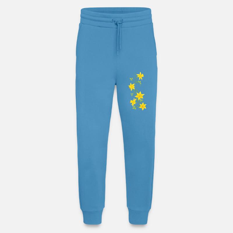 Easter, daffodils, daffodils, spring - Jogging Pants - made by SPREAD  -  Sol Blue