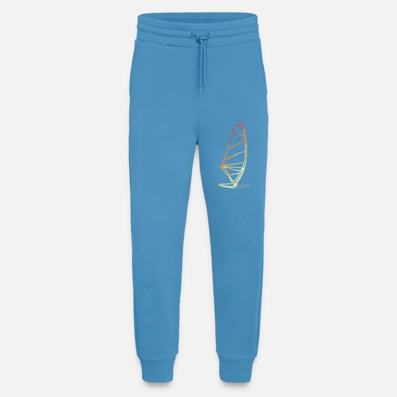 Windsurfen im Retro Stil - Jogginghose - made by SPREAD -  Sol Blue