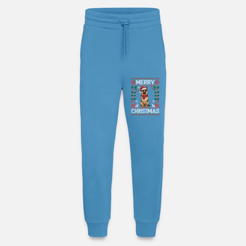 German Shepherd Christmas Gift Xmas - Jogging Pants - made by SPREAD  -  Sol Blue