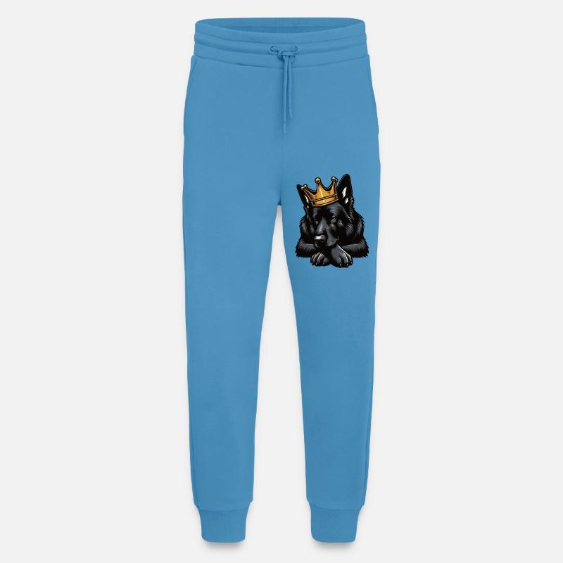 Black German Shepherd German Shepherd Owner - Jogging Pants - made by SPREAD - Sol Blue