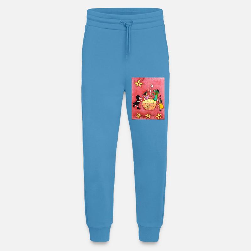 Pudding à la vanille - Pantalon de jogging bio décontracté fabriqué en UE - Sol Blue