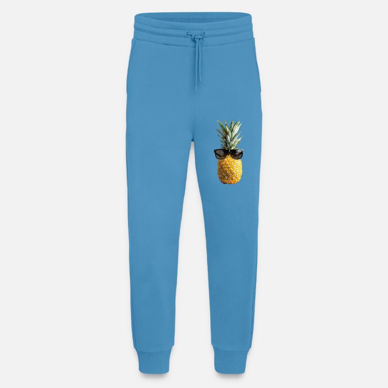 Ananans mit Sonnenbrille - Jogginghose - made by SPREAD - Sol Blue