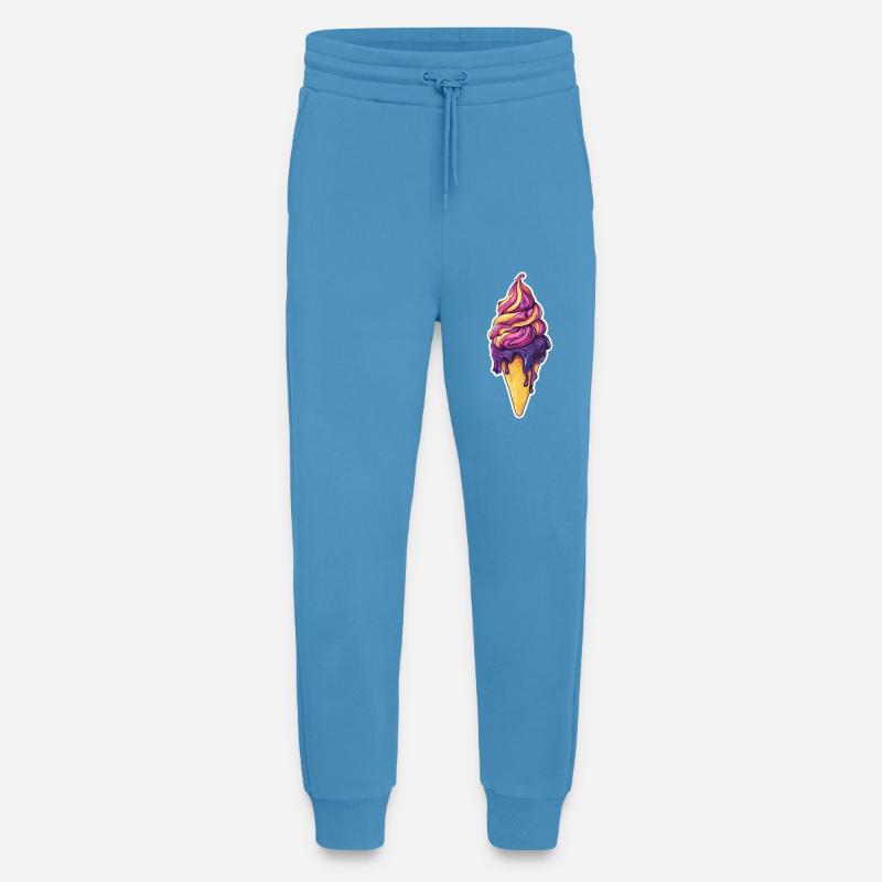 Crème glacée Crème glacée - Pantalon de jogging bio décontracté fabriqué en UE -  Sol Blue