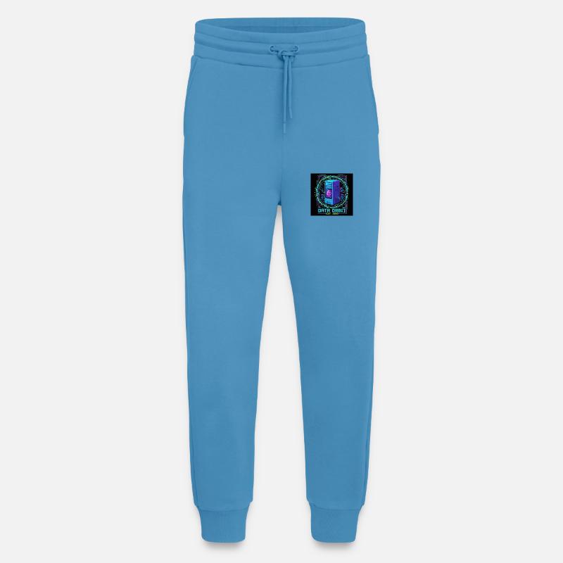 Data Orbit Neon Computer - Jogging Pants - made by SPREAD  -  Sol Blue