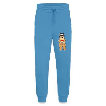 Bear Groom Handcuffs Wedding - Jogging Pants - made by SPREAD  -  Sol Blue - Front