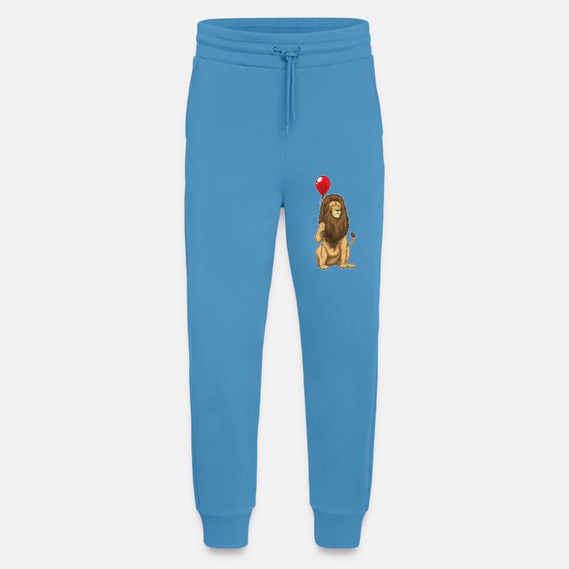 Ballon Lion - Pantalon de jogging bio décontracté fabriqué en UE - Sol Blue