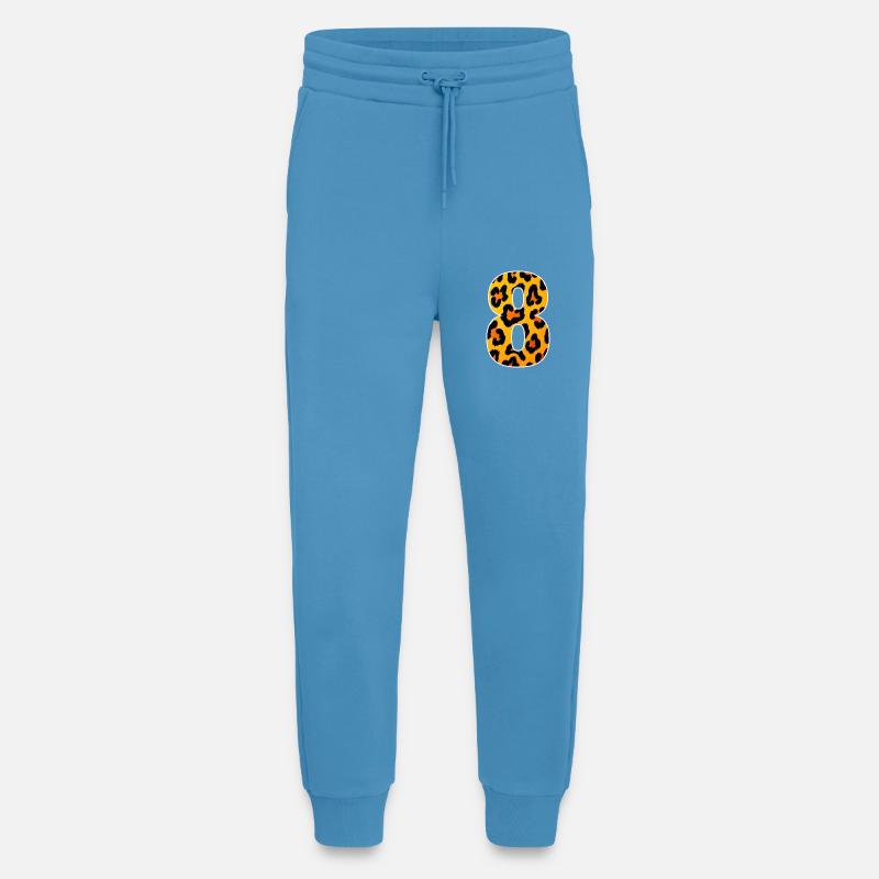 Leopard 8 Print - Jogginghose - made by SPREAD -  Sol Blue