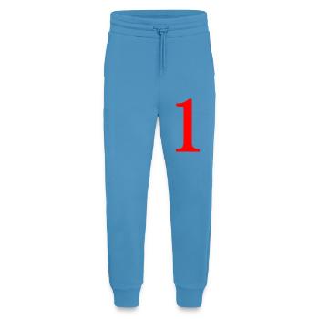 1. 1 year. 1st ANNIVERSARY. 1 YEAR ANNIVERSARY - Jogging Pants - made by SPREAD  -  Sol Blue - Front