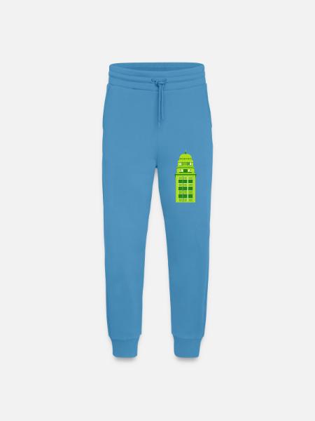 Retro Green Tower Clock - Jogging Pants - made by SPREAD  -  Sol Blue