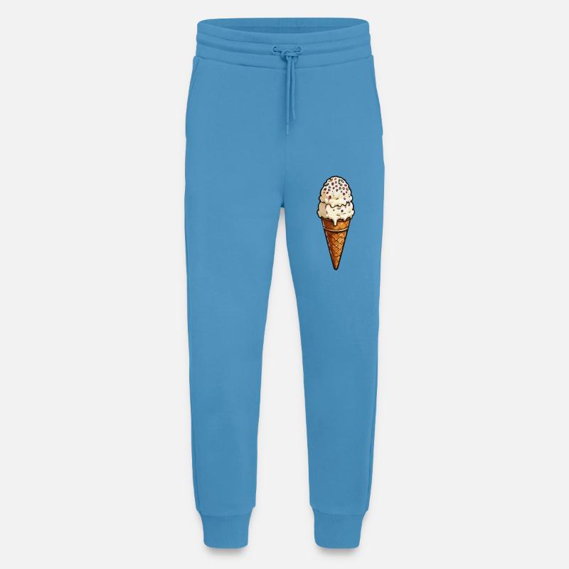 Doppel-Eiscreme mit Streuseln - Jogging Pants - made by SPREAD  -  Sol Blue