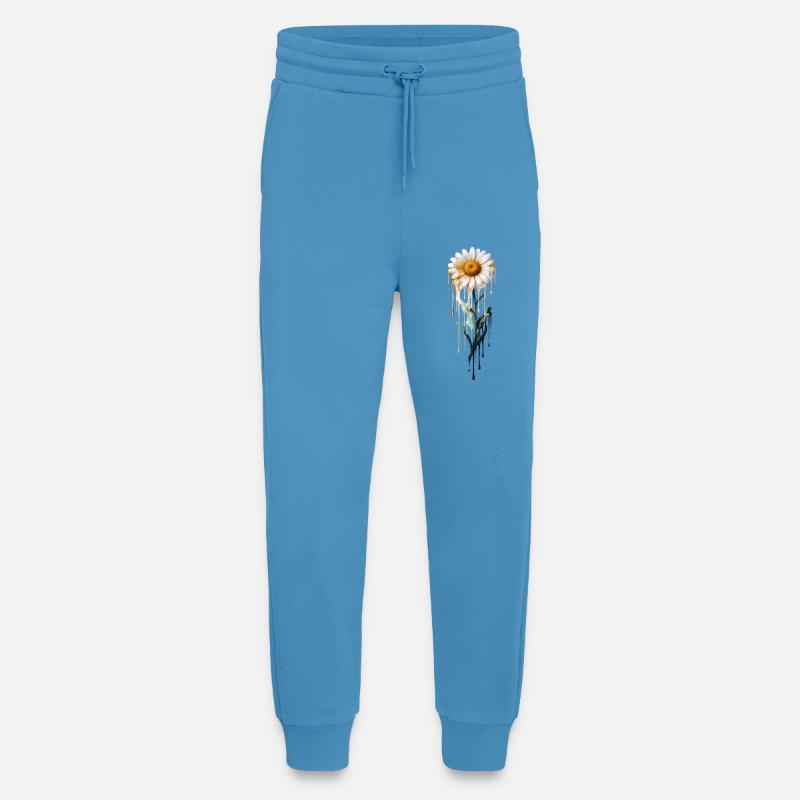 Daisy mit tropfender Farbe - Jogginghose - made by SPREAD -  Sol Blue