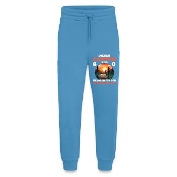 60 Geburtstag Camping Campen Wohnmobil Spruch - Jogginghose - made by SPREAD -  Sol Blue - Vorne