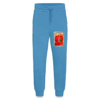 Abstraction of Vibrant Geometric Shapes - Jogging Pants - made by SPREAD  -  Sol Blue - Front