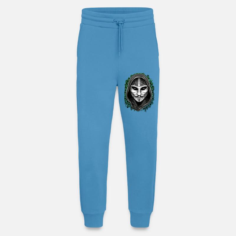 Anonymous Hacker - Jogging Pants - made by SPREAD  -  Sol Blue