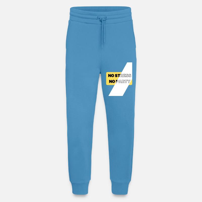 No Stress No Party - Jogging Pants - made by SPREAD  -  Sol Blue