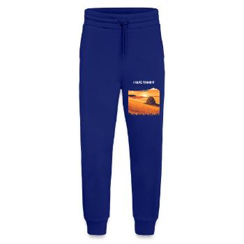 Une aiguille dans une botte de foin - Pantalon de jogging bio décontracté fabriqué en UE - Iconic Blue - Devant