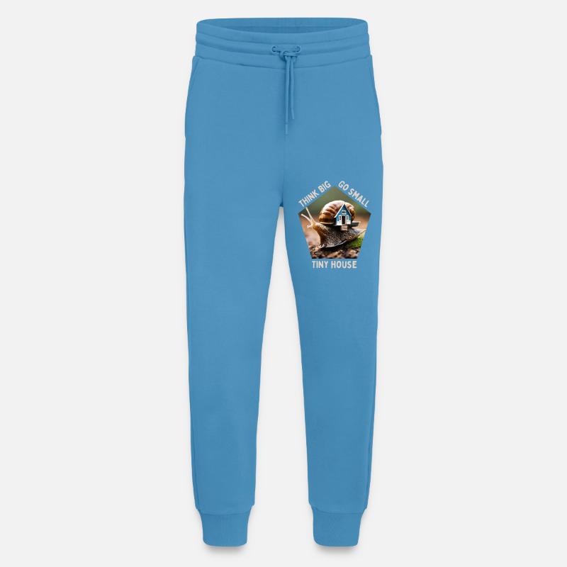 Kleines Haus - Jogginghose - made by SPREAD -  Sol Blue