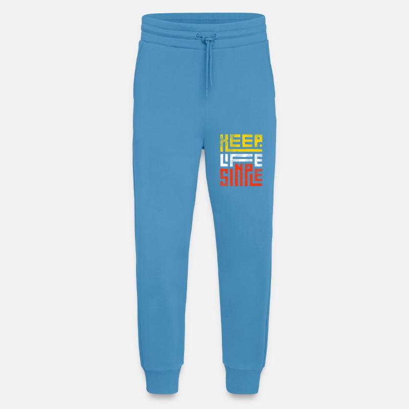 Positive Botschaft: Halte es einfach - Jogginghose - made by SPREAD -  Sol Blue
