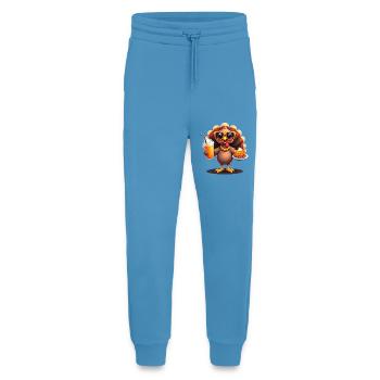 Thanksgiving Truthahn Mit Sonnenbrille - Jogginghose - made by SPREAD -  Sol Blue - Vorne