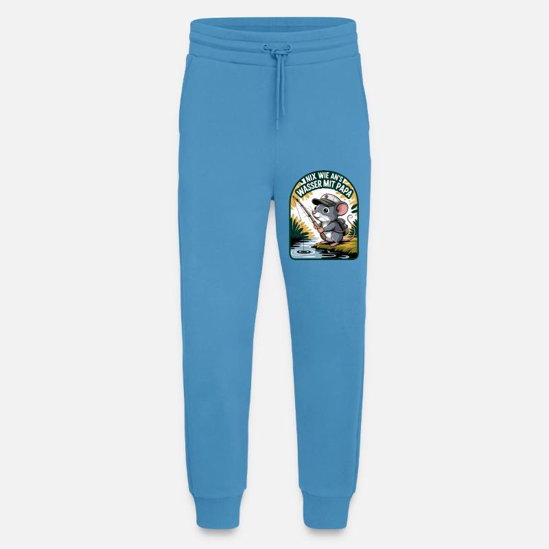 Mouse on the water with dad - Jogging Pants - made by SPREAD  -  Sol Blue