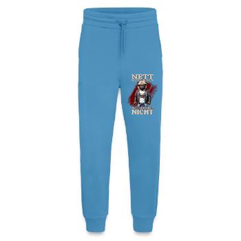 Nett kann ich auch - Will ich aber nicht - Jogginghose - made by SPREAD -  Sol Blue - Vorne