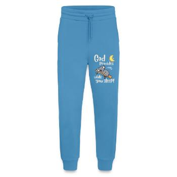 Jesus - Koala - God provides - christian -Faith - Jogging Pants - made by SPREAD  -  Sol Blue - Front