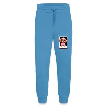 Dackel Dachshund Tekel - Jogginghose - made by SPREAD -  Sol Blue - Vorne