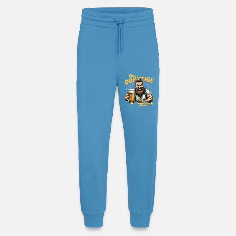 Der Durstige Bierheld - Jogginghose - made by SPREAD -  Sol Blue
