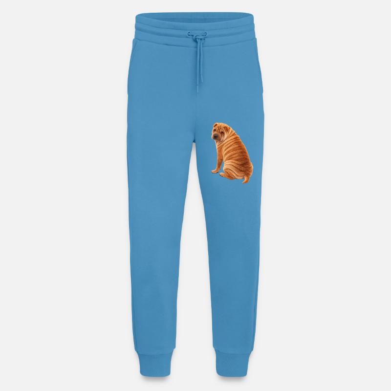 Sitzende Shar Pei - Jogginghose - made by SPREAD -  Sol Blue