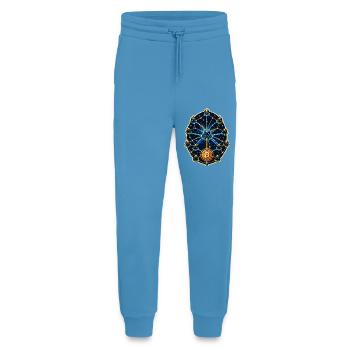 Réseau de cartes stellaires de nœuds de routage - Pantalon de jogging bio décontracté fabriqué en UE -  Sol Blue - Devant