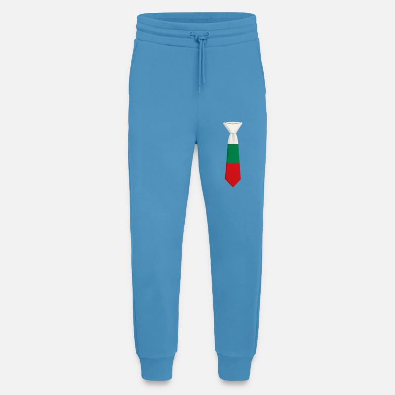 Bulgaria Tie – Flag Design - Jogging Pants - made by SPREAD  -  Sol Blue