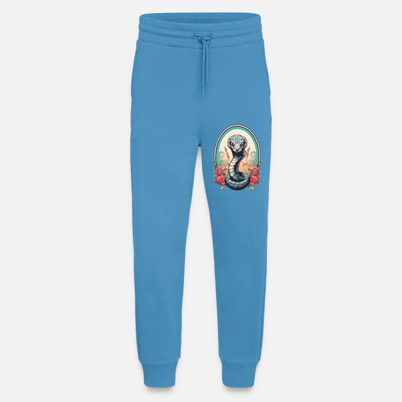 Kobra Schlange - Jogginghose - made by SPREAD -  Sol Blue