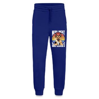 Schäferhund Geschenke Hund Herrchen Gassi - Jogginghose - made by SPREAD - Iconic Blue - Vorne