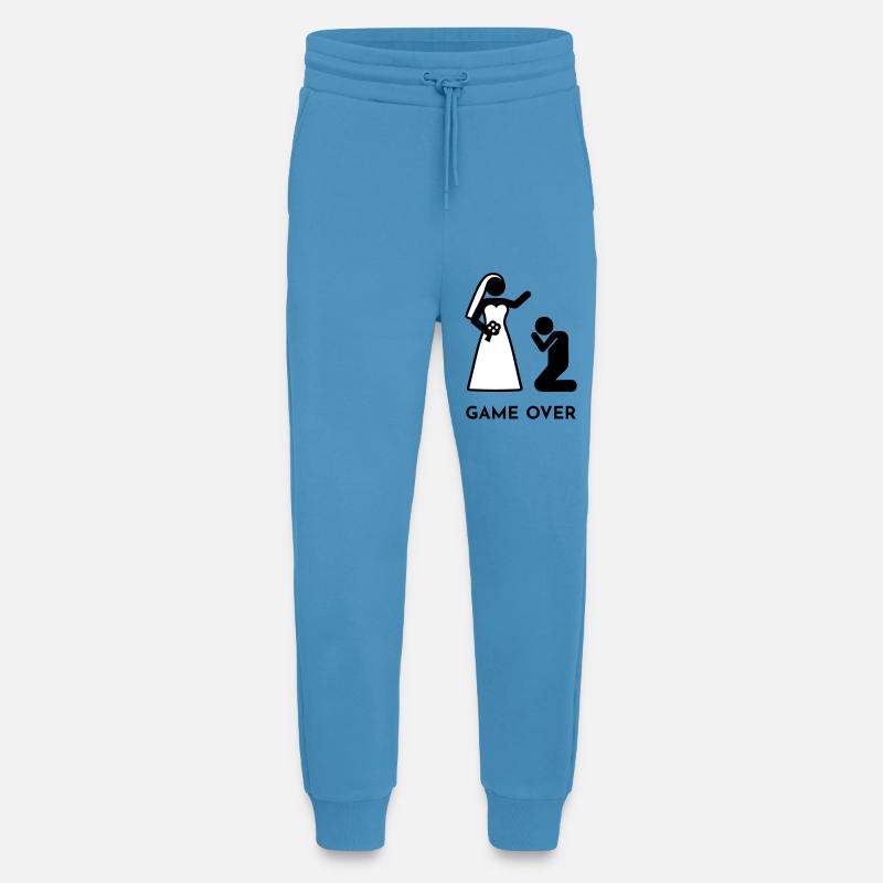 Hochzeit - Das Spiel ist vorbei - Jogginghose - made by SPREAD -  Sol Blue