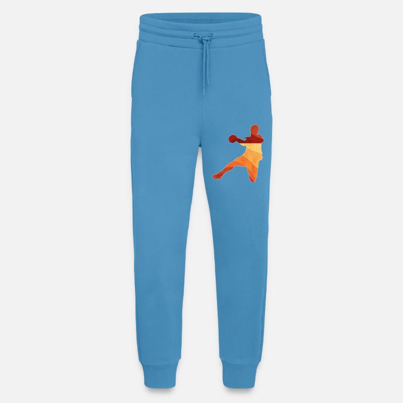 Dunk au basket en rétrogradient - Pantalon de jogging bio décontracté fabriqué en UE -  Sol Blue
