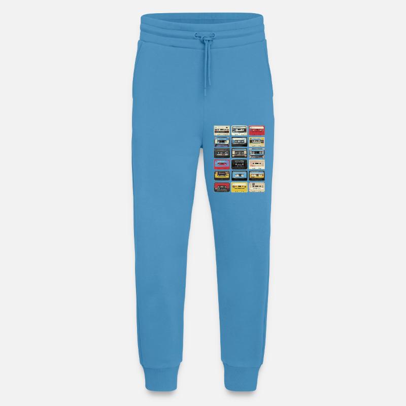 Retro Kassetten - Jogginghose - made by SPREAD -  Sol Blue