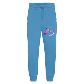 Life is beautifue - Jogging Pants - made by SPREAD  -  Sol Blue - Front