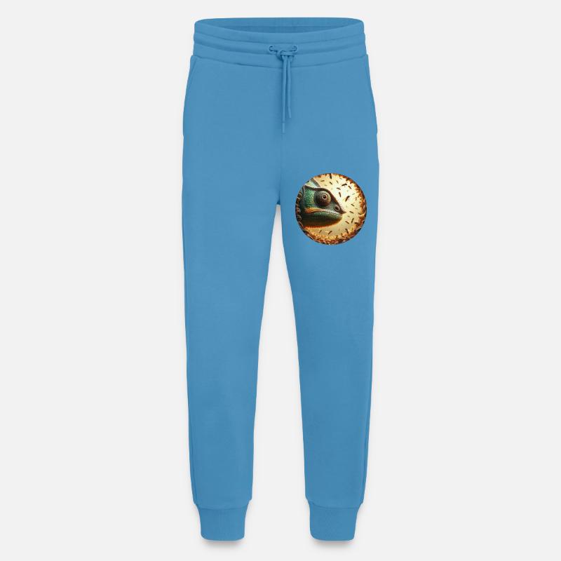 Chameleon with Bees Animation - Jogging Pants - made by SPREAD  -  Sol Blue