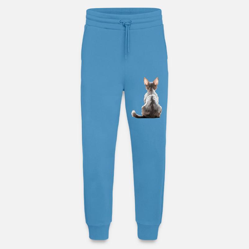 Devon Rex - Pantalon de jogging bio décontracté fabriqué en UE -  Sol Blue