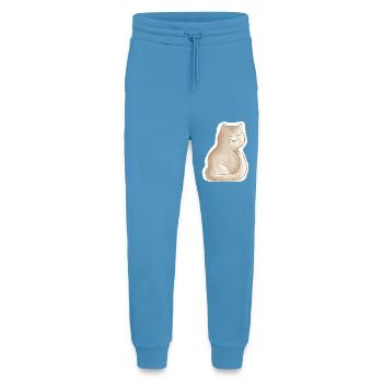 tired kitten - Jogging Pants - made by SPREAD  -  Sol Blue - Front