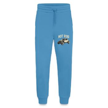 Hot Rod Classic Car - Jogging Pants - made by SPREAD  -  Sol Blue - Front